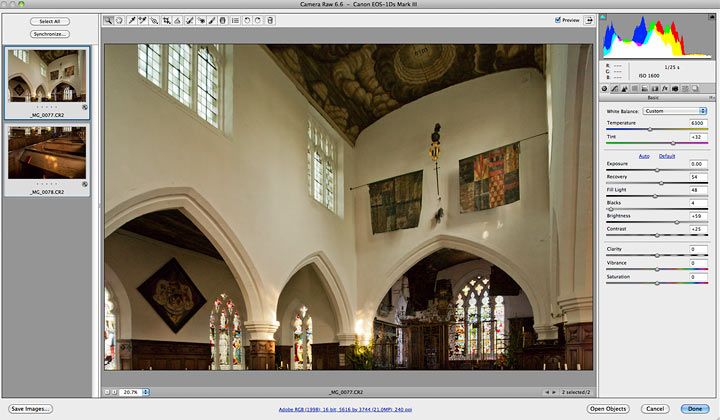 image processing for stitching multiple shifted images