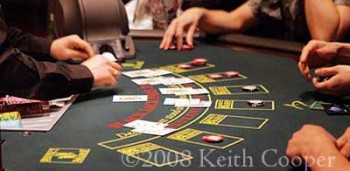 blackjack blackjack table