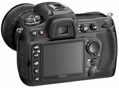 Nikon D300 rear view