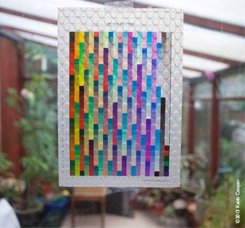 test pattern, printed on 3d film