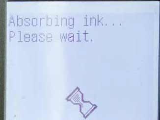 emptying the old printhead