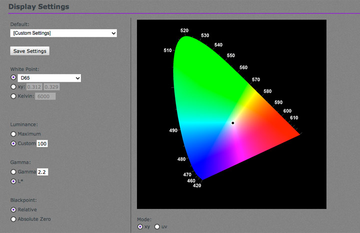 custom monitor setting