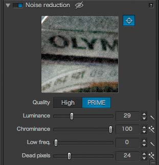 fine tuning PRIME noise adjustment