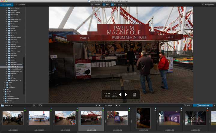 Selecting images for processing
