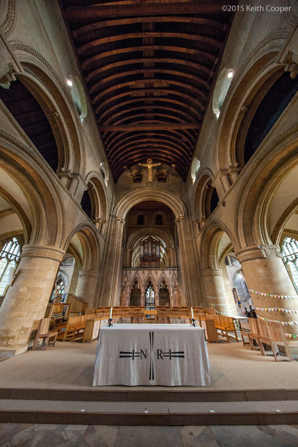 Interior of Southwell minster