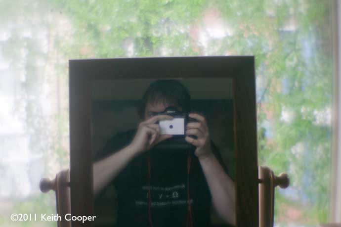 reduced aperture to sharpen image