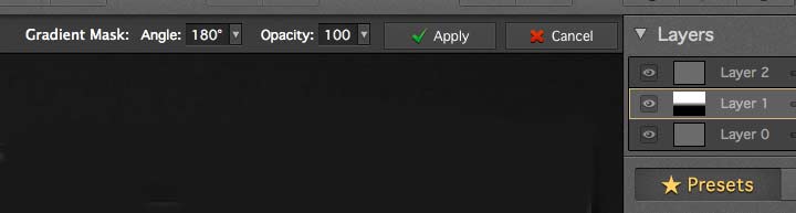 gradient mask settings