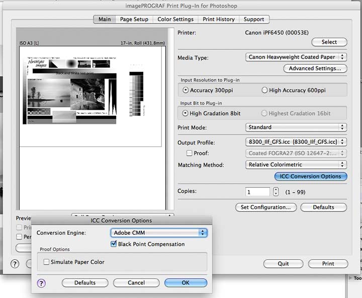 printing in 32 bit mode to use BPC