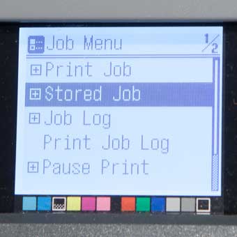 stored jobs