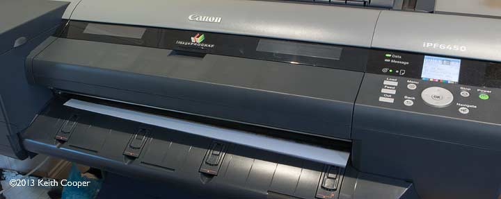 borderless print leading edge