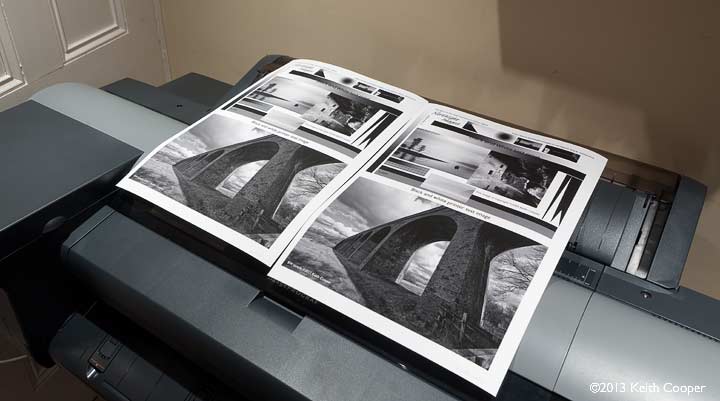 two test prints to show the effects of using BPC