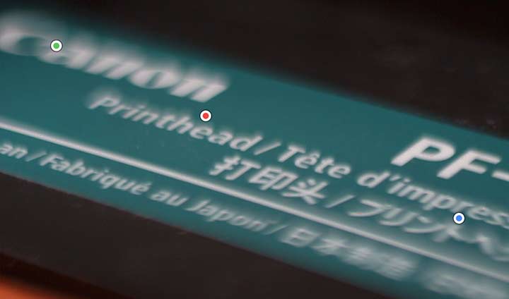 markers set for split live view