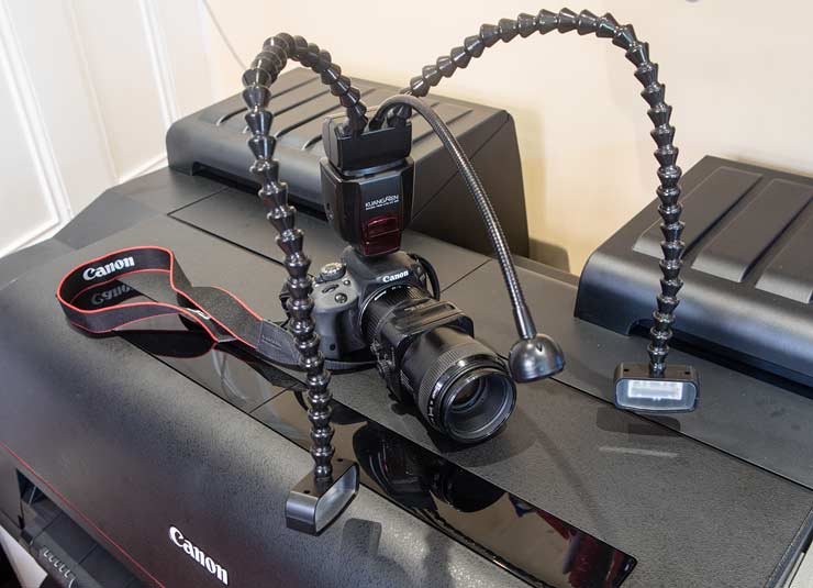 kx800 flash on 100D with ts-e90