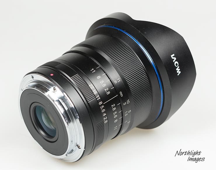 side rear viw of the 11-24mm lens