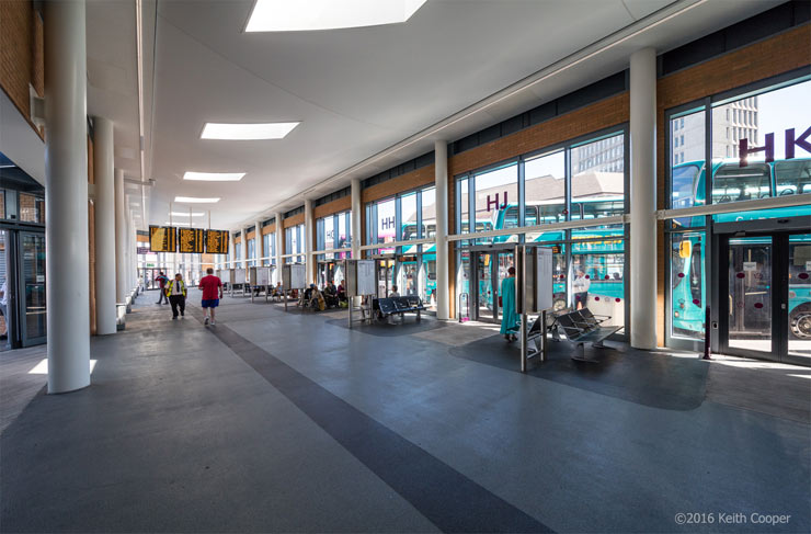 Leicester city bus station