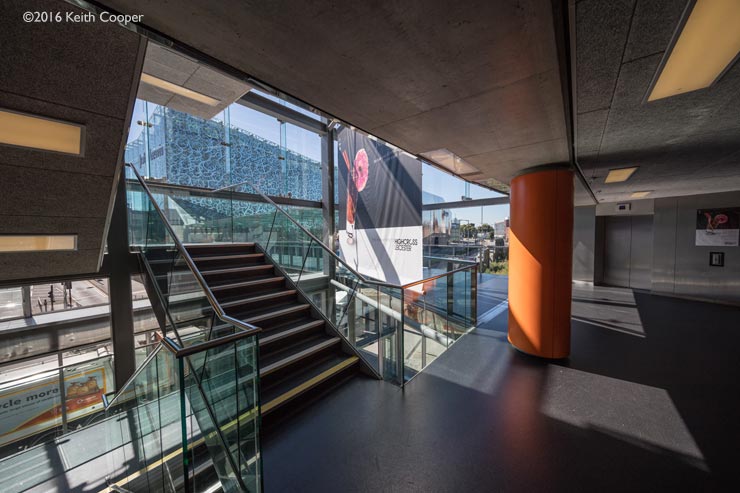 car park walkway and stairs