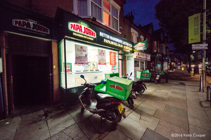 Pizza shop, Narborough Road, Leicester