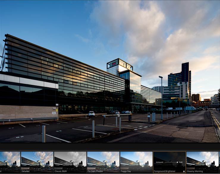 foreground brightener option