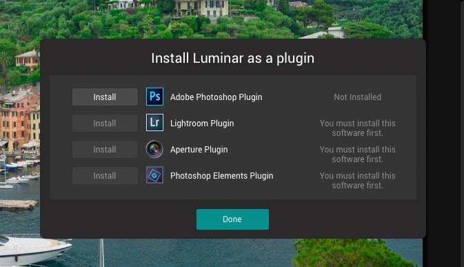 installing software as plugin