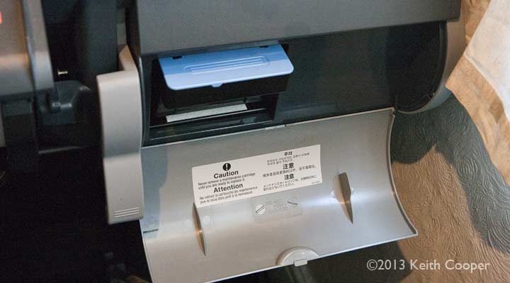 access to cartridge