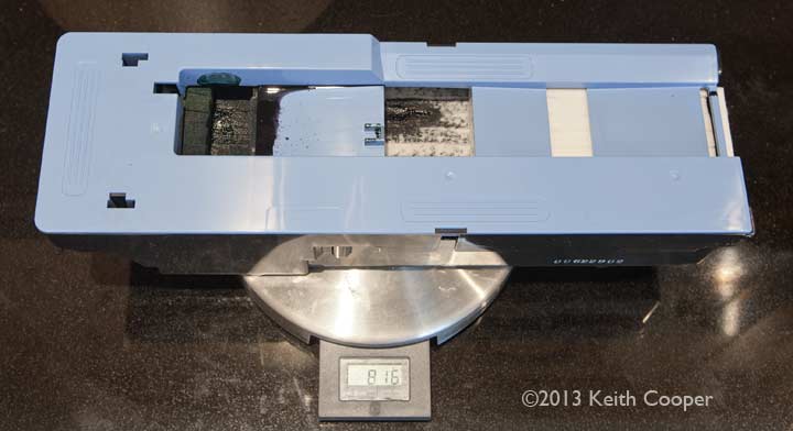 wwighing a full MC-08 cartridge