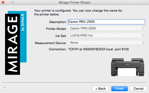 printer naming and configuration