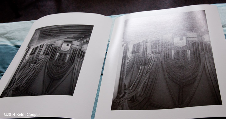 black and white prints showing surface texture