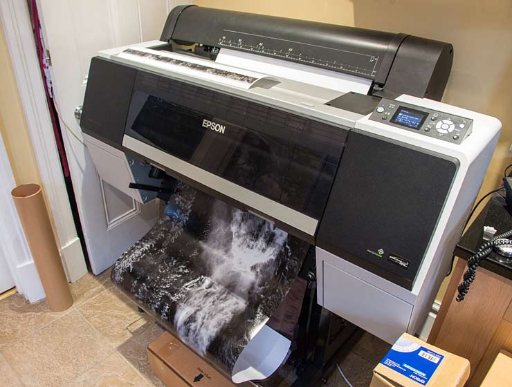 large print coming out of printer