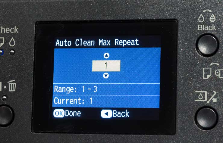limiting the number of auto clean cycles