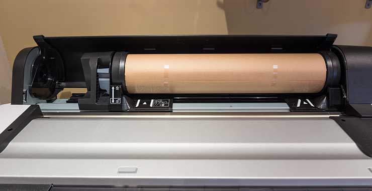 clamp roll in position