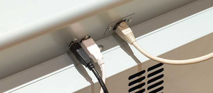 rear prots for sc-p7000 connectivity