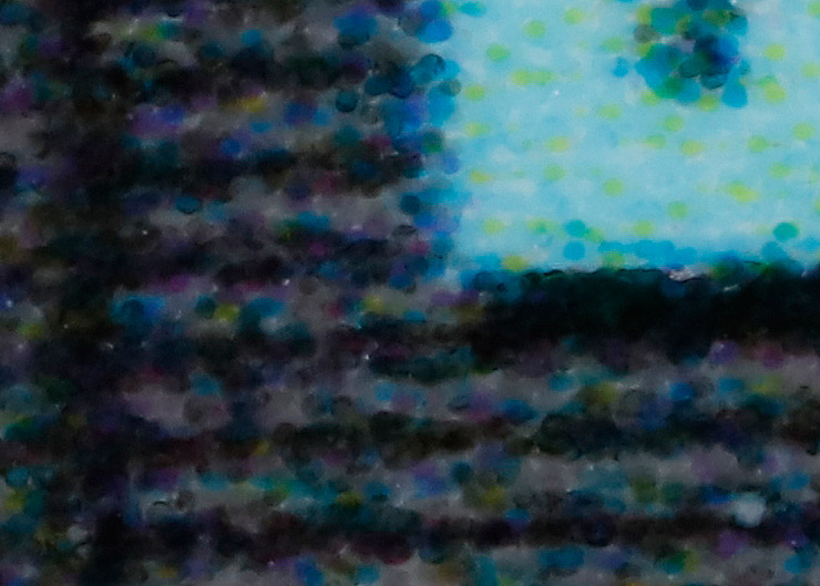 print at highest - ink dots