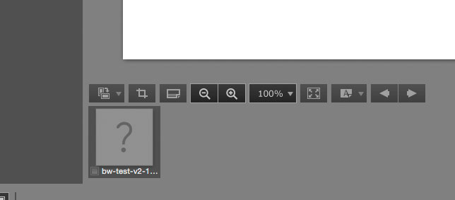 non detection of greyscale image