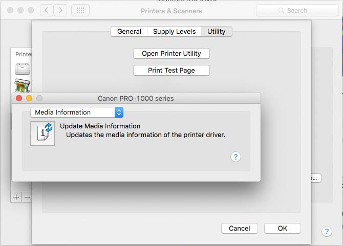 updating printer driver