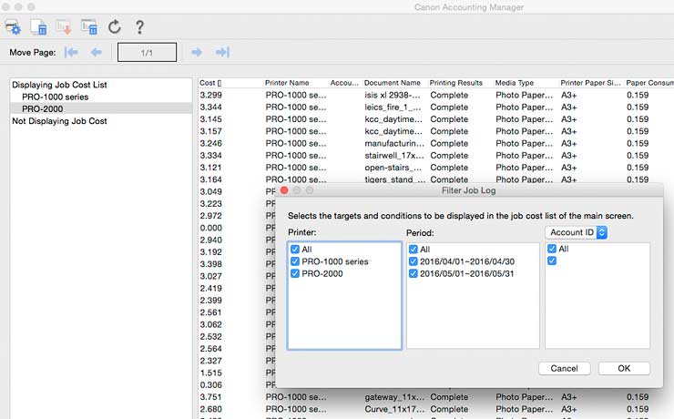 deciding which data to display