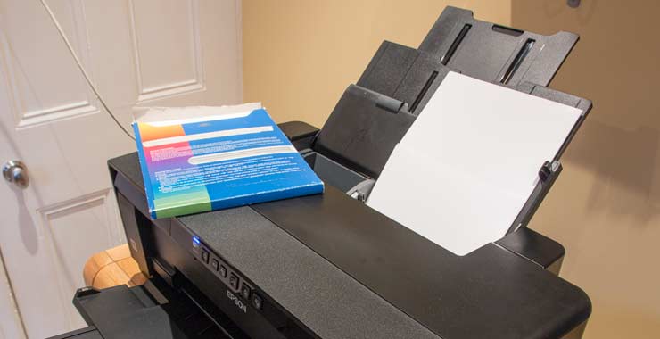 A4 sheet feed for printer