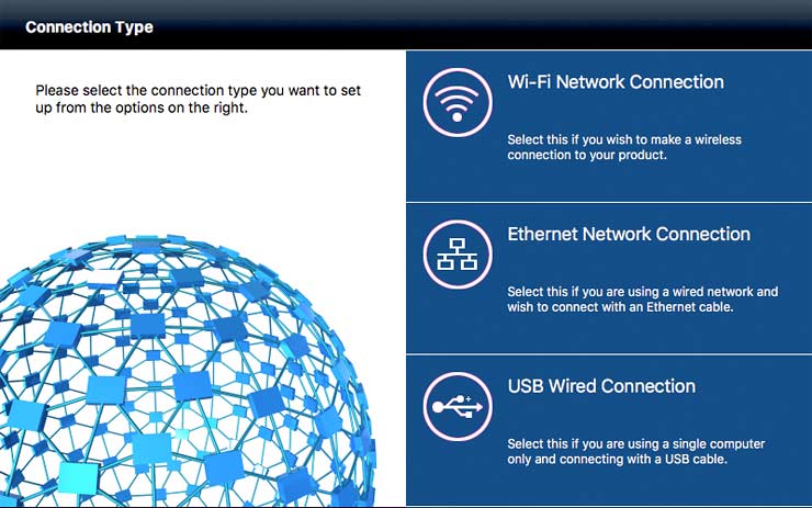 network connection options