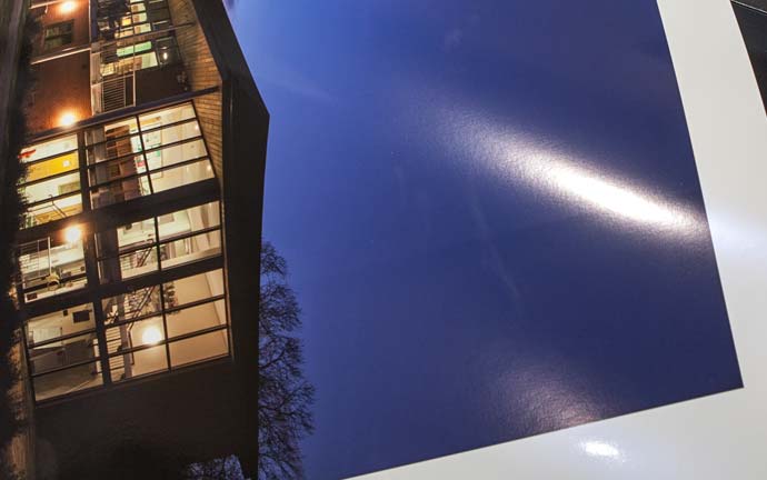 mark on print shows pause in printing