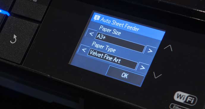 selecting a thicker fine art paper
