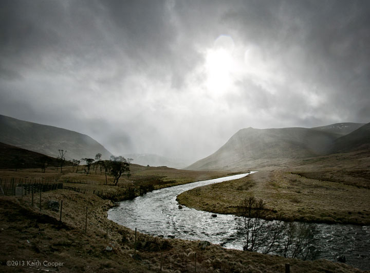 rain in the highlands - glenshee