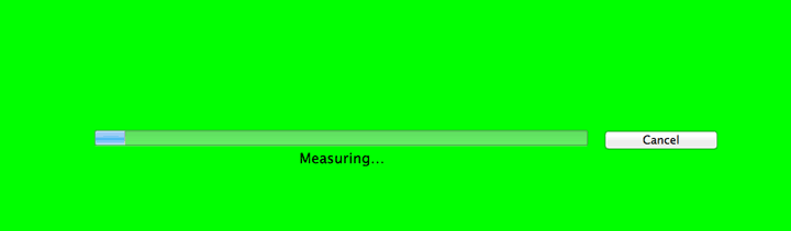 measuring colours on the screen for calibration and profiling