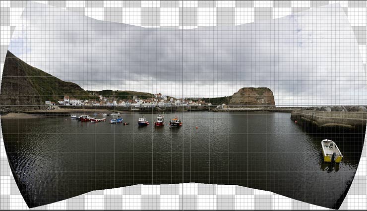 fish-eye projection