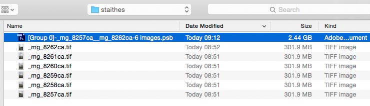 file sizes for images