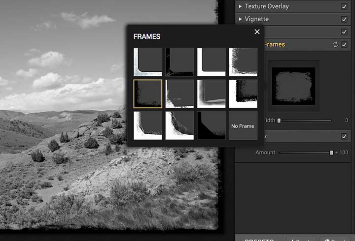 adding a frame effect to an image