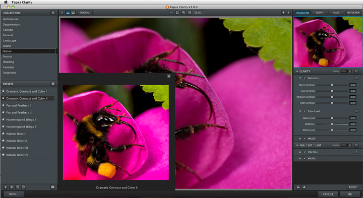 opening clarity plugin