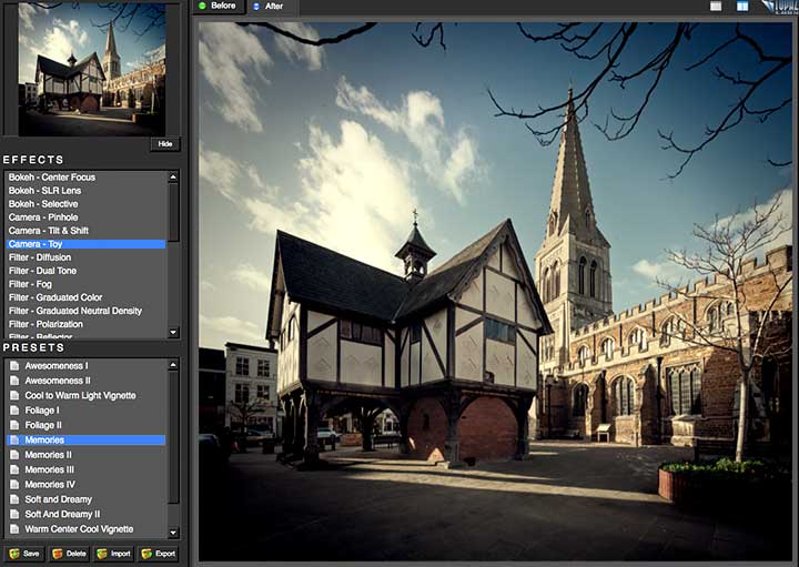 changing the style of colour adjustments