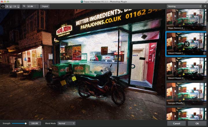 pizza shop - a la Hopper