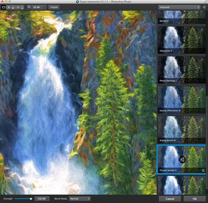 how the same preset has very different effects on different images