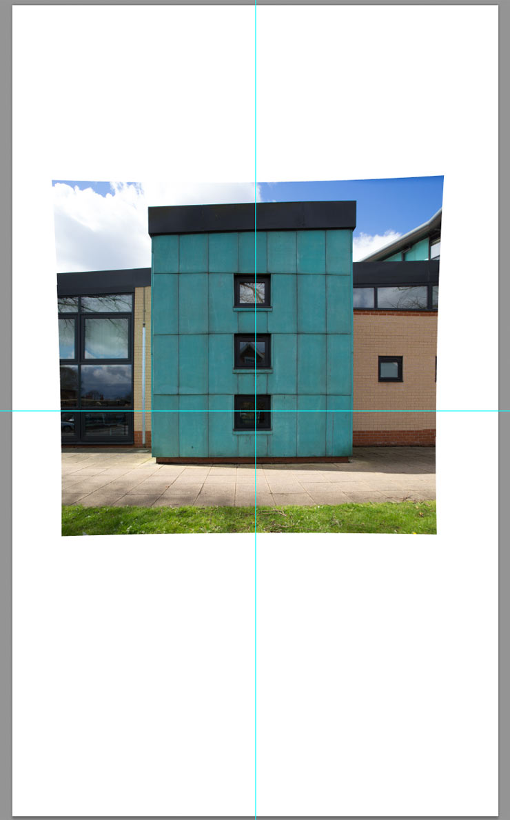 fully corrected source image