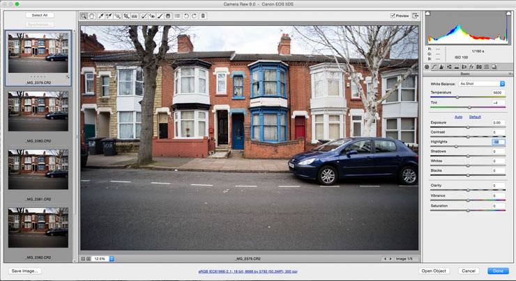 distortion for a full frame sensor